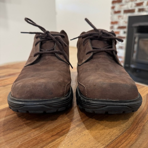 Timberland Leather Oxfords Comfort Casual‎ Walking Shoes Brown Mens 9.5M - Picture 10 of 10